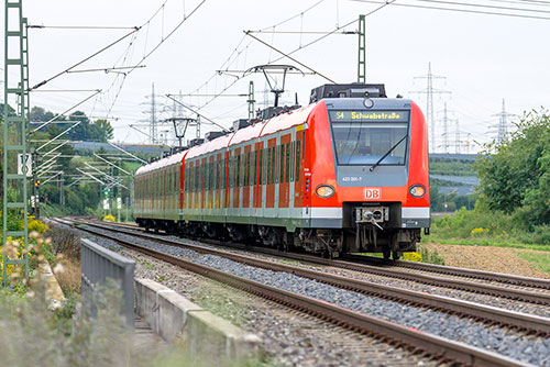 Bruttowohndichte an S-Bahn-Stationen